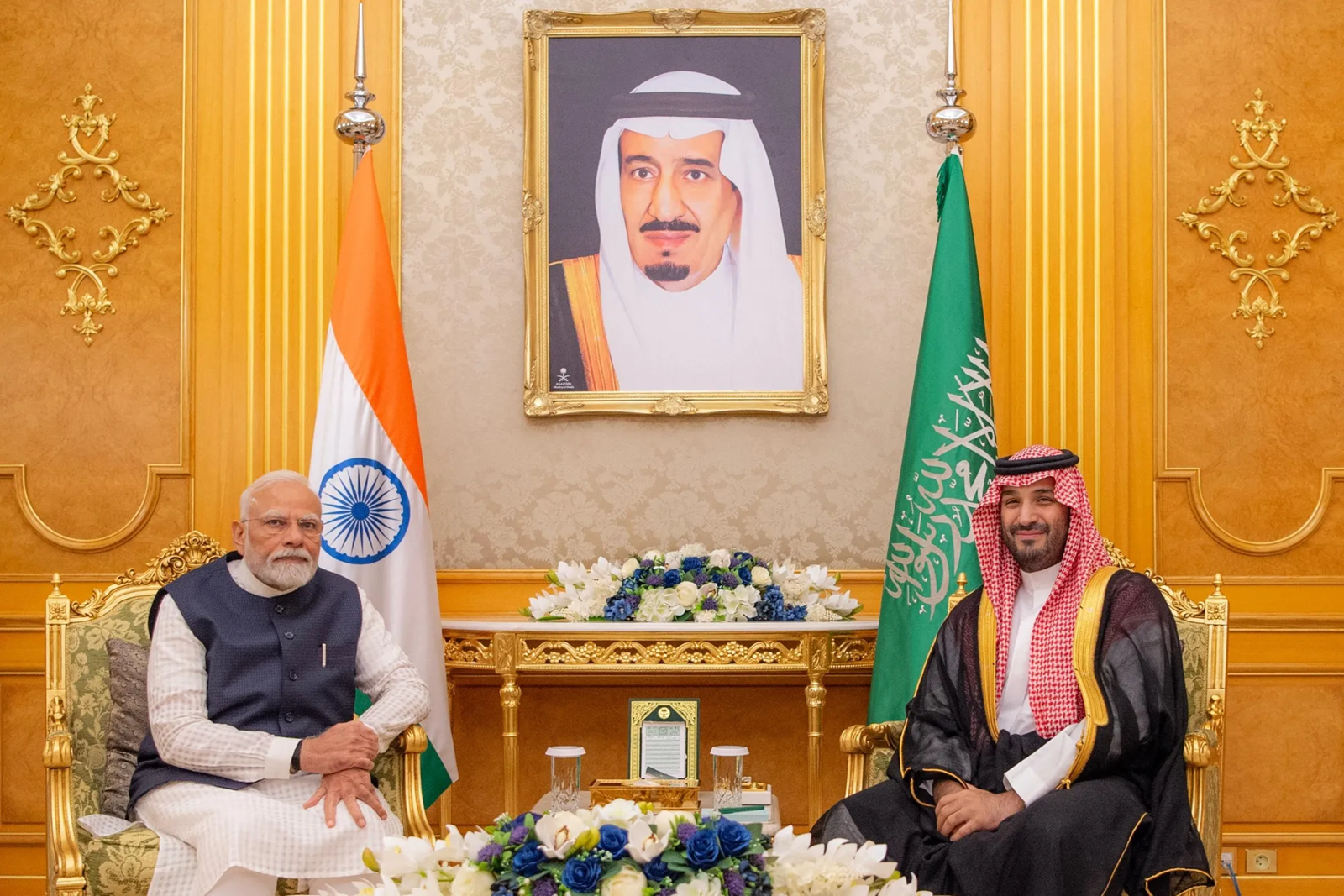مباحثات زعماء السعودية والهند